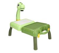 Alomejor Projecteur de Dessin pour Enfants, Jouet de Projecteur de Trace et de Dessin avec 32 Pochoirs et 12 Marqueurs, Apprenez à Dessiner une Machine à Croquis pour Enfants Garçons Filles