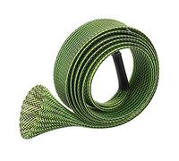 Alomejor Protecteur de Canne à Pêche Couverture de Protection de Canne à Pêche Pole Glover Tip Protector Pêche à la Mouche(Jaune Noir)