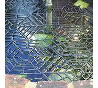 Alomejor Protecteur D'étang Flottant, Filet de Protection des Poissons en Plastique Durable Résistant aux UV avec Crochet de Connexion pour la Protection des Oiseaux D'étang 10 Pièces