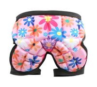 Alomejor Protection de Hanche pour Enfants 3D Rembourrée - Équipement de Protection Idéal pour Ski et Sports de Neige - Rouge