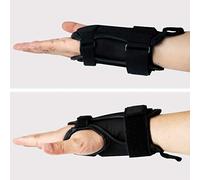 Alomejor Protège-Poignets en de Nylon élastique Support Réglable pour Le Patinage à roulettes, Le Vélo de Montagne, l'escalade pour Un Mouvement Naturel du Poignet Noir S/M/L (noir1)