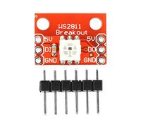 Alomejor Puce WS2812S 5pcs Carte de Rupture RGB LED pour Projet