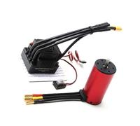 Alomejor Puissant Moteur sans Balais 2650 KV avec ESC 120 A pour Voiture 1/8 RC, Conduite Fluide et Performances Fiables, Combinaison Moteur étanche sans Capteur pour Les Niveaux de compétence.