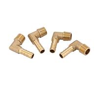 Alomejor Raccord Laiton à Barbe, Filetage G1/4", pour Connecteur (2