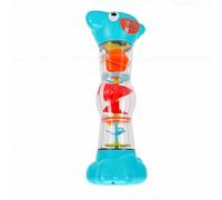 Alomejor Rainmaker - Jouet Sensoriel, Hochet Multifonctionnel pour L'éducation Précoce, avec Perles Rotatives, Sablier Roulant, Effets Sonores de Pluie pour Nourrissons et Tout-petits (bleu ciel)