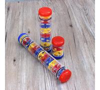 Alomejor Rainmaker Rain Stick Toy, Shaker éducatif Musical avec Effets Sonores de Pluie Simulés pour le Développement Sensoriel des Tout-petits à la Maternelle (2 sections)