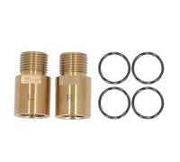 Alomejor Rallonge de Pédale de Vélo en Or 20 Mm avec Accessoires Utiles pour Pédales Filetées de Vélo