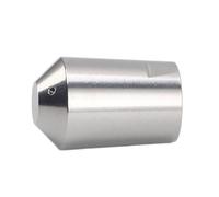 Alomejor Rancilio Buse de Machine à café Embout de Baguette à Vapeur en Acier Inoxydable Bec de Mousse de Lait Durable pour les Baristas Professionnels (3 trous)