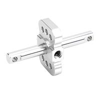 Alomejor RC Différentiel RC Caissier Caissier pour Un Traitement Stable Simulation Haute Simulation pour Le Remplacement et Ajuster la Mise à Jour de la Voiture à Barre Oblique (Silver)