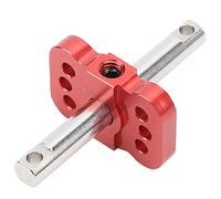 Alomejor RC Différentiel RC Caissier Caissier pour Un Traitement Stable Simulation Haute Simulation pour Le Remplacement et Ajuster la Mise à Jour de la Voiture à Barre Oblique (Rouge)