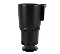 Alomejor Refroidisseur de Boissons pour Voiture, écran LCD, Température, Refroidisseur de Tasse, Chauffage pour Voyage sur Route, en Aluminium (Black)