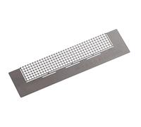 Alomejor Règle de Maille de Broderie de Strass, Outil en Acier Inoxydable de Haute qualité pour une Peinture Diamant Précise, 2,8 Cubes de Strass Ronds, Taille 141 Mm, pour les Amateurs de Bricolage