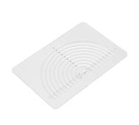 Alomejor Règle de Matelassage Circulaire avec Pliage en Deux | Acrylique durable, mesures précises, idéal pour le quilting, la découpe, utilisation polyvalente