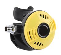 Alomejor Regulateur de Plongée en 2e étape, Porte-Parole en Silicone avec Un Système D'échappement Efficace pour la Plongée en Apnée et Les Activités sous-Marines (Yellow)