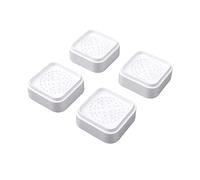 Alomejor Rehausseurs de Lit Réglables, 4 Pièces, Blocs Réglables Robustes pour Machine à Laver et Meubles, Installation Facile, Matériau TPR (Type élevé)