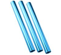 Alomejor Relais Baton pour, Travail en Aluminium en Aluminium Durable, Package 3, Bon pour Les Compétitions Sportives (Blue)
