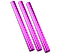 Alomejor Relais Baton pour, Travail en Aluminium en Aluminium Durable, Package 3, Bon pour Les Compétitions Sportives (Purple)