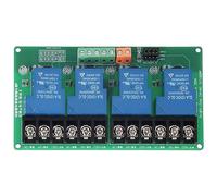 Alomejor Relais Module 30A avec Isolation Optocoupleur (12V) | Contrôle 4 canaux, indicateur LED, performances stables, applications industrielles, compatible DC 30 V/AC 250 V.