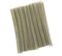 Alomejor Reliure Spirale Double Boucle en Fil Metallique, 9/16 Pouce, (Or