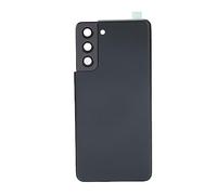 Alomejor Remplacement de la Vitre Arrière pour S21, Ensemble D'outils de Réparation Durables de qualité Supérieure avec Objectif de Caméra préinstallé et Adhésif-1 unité (Black)