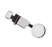 Alomejor Remplacement du Module de Câble Flexible du Bouton de Retour à la Maison, Matériau ABS de qualité Supérieure, Réparez Votre 7/7 Plus/8/8 Plus, Installation Facile, 1 unité (SILVER)