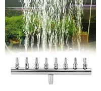 Alomejor Répartiteur D'oxygène pour Aquarium en Acier Inoxydable, Volume d'air Réglable pour Connecteur de Valve de Contrôle D'aquarium, Longue Durée de Vie Durable pour Les Amateurs D'aquarium