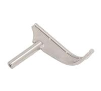 Alomejor Repose-outil de Tour incurvé de 6 Pouces, Support D'outil de Tournage en Bois pour Bols avec Colonne de 5/8 Pouces de Diamètre, Support Robuste en Acier 304 pour les Menuisiers