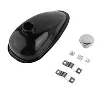 Alomejor RéServoir D'Essence à Essence 2l avec Moteur De Bicyclette Motorisé Couvercle D'obturation De Réservoir D'Essence à Essence Noir avec Clés pour Honda Mini Trail Motor Bike