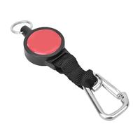 Alomejor Rétracteur de Console de plongée en Acier Inoxydable - Comprend Un Porte-clés Robuste avec Accessoire de plongée à Boucle à dégagement Rapide(Stainless Steel Hanging Buckle)