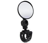 Alomejor Rétroviseur de Vélo Portable Noir Résistant aux Chocs Support Rotatif pour les Amateurs de Cyclisme 1 * Rétroviseur pour les Activités de Plein Air