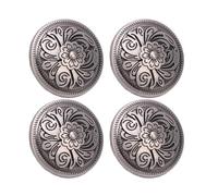 Alomejor Rivets Décoratifs en Alliage de Zinc à Motif de Fleurs pour L'artisanat du Cuir Rivet à Visser de 26 Mm pour Ceinture, Sac à Main, Portefeuille, 10 Ensembles pour Projets de Bricolage