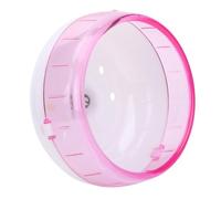 Alomejor Roue de Course pour Hamster, Jouet d'exercice Léger et Super Silencieux pour Petits Animaux de Compagnie, Rose 11,5x11,5x9cm (Rose)