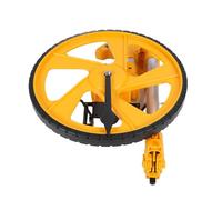 Alomejor Roue de Mesure Double Pliage, Outil de Mesure de Distance Précis et Portable pour les Travailleurs de la Construction, ABS Robuste 0-9999.9m