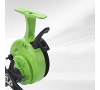 Alomejor Roue de Pêche Avant Moulinet de Pêche Portatif Pratique Bouton de Traînée en étoile pour la sur Glace Rapport de Vitesse à Gauche 2,8: 1 pour Les Amateurs de en Plastique (Main Droite)