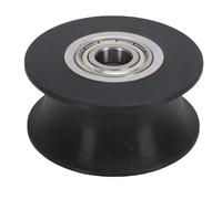 Alomejor Roue de Poulie de 79 Mm, en Plastique et en Acier Inoxydable, Idéale pour Les équipements de Salle de Sport et Les Systèmes de Portes de Garage, Fonctionnement Fluide pour Les Entraînements