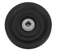 Alomejor Roue de Poulie en Nylon Silencieuse et Durable de 3,5 Pouces pour Ascenseurs D'échelle de Porte de Garage de Grue, Paquet de 10, Noir