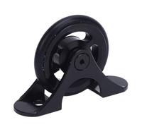 Alomejor Roue Facile de Garde-boue de Vélo Pliant, Roulement en Alliage | Roue Auxiliaire de Garde-boue Polie CNC Légère, Accessoire de Roulement Antirouille pour le Stockage et le Transport Pliés