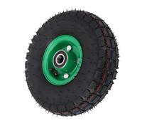 Alomejor Roue Gonflable de Remplacement de Roue en Caoutchouc de 10 Pouces 4.10/3.50-4 pour Brouette de Chariot de Jardin, Charge de 250 Kg, Utilisation Polyvalente pour Chariots et Brouettes