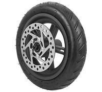Alomejor Roue Scooter arrière, Absorbant Chocs Confortable Frein Disque 120mm Durable kit Remplacement for déplacement Urbain Loisirs Usage Quotidien