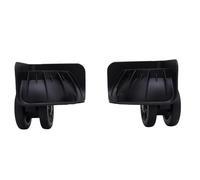 Alomejor Roues de Remplacement de Valise, 2 Pack Roues de Bagages Universels avec Absorption de Choc Silencieuse pour la Plupart des Troncs de Voyage