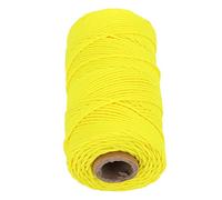 Alomejor Roule de Plongée Ligne de Plongée Cordon de Remplacement de Reeel Haute visibilité Fluorescent Jaune 2 Mm Corde en Nylon Forte pour la sous-Marine avec Fixation Sécurisée (83 mètres)