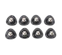 Alomejor Roulettes de Meubles Auto-adhésives avec Grande Boule en Acier, Rotation à 360 Degrés, 8 Pièces ABS 40x21mm pour Tables de Nuit, Jardinière