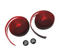 Alomejor Ruban de Guidon, Gaines de Guidon en Silicone épais pour une Meilleure Adhérence et une Absorption des Chocs Lors du Cyclisme (Noir à semelle rouge)