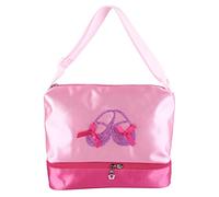 Alomejor Sac à Bandoulière de Danse à Paillettes pour Filles, Grande capacité, Poignée Souple, Fermeture à Glissière pour Enfants Ballerines, Sangle Réglable pour Cours de Danse pour Filles