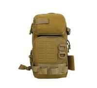 Alomejor Sac à Bandoulière en Nylon Multi-Poches 20L, Sac à Bandoulière de Poitrine avec Sangle Réglable pour la Pêche et Le Cyclisme (20L)