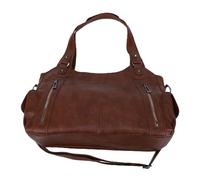 Alomejor Sac à Bandoulière, Sac élégant en Cuir PU de Grande capacité avec Sangle Réglable pour un Usage Quotidien (BROWN)
