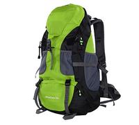 Alomejor Sac à Dos de Randonnée Léger et Compressible 50L Sac à Dos Pliable pour Voyager Randonnée Camping Escalade(Vert)