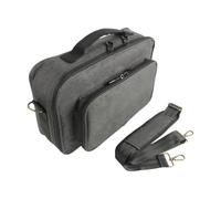 Alomejor Sac à Pédales D'effets, Tissu Imperméable, Portable, Compact, Rangement, Bandoulière, étui pour Musiciens, Gris (Petit)