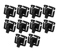 Alomejor Sac à Vessie d'eau avec Tube de Boisson - Accessoires de Sac à Dos Extérieur Boucle de Fixation pour Hydratation en Randonnée Plein Air (Noir)