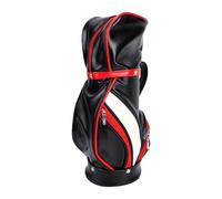Alomejor Sac à Vin Isotherme, Porte-Bouteille de Vin avec Poches Multiples, 12 X 33 Cm, for Golf (Noir Rouge)
